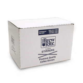 Plastic Stirrer Straws - 5 Inch Stir Straws by Brew-Rite